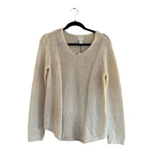 Nwt Chicos Sequin Shine Samantha Sweater
